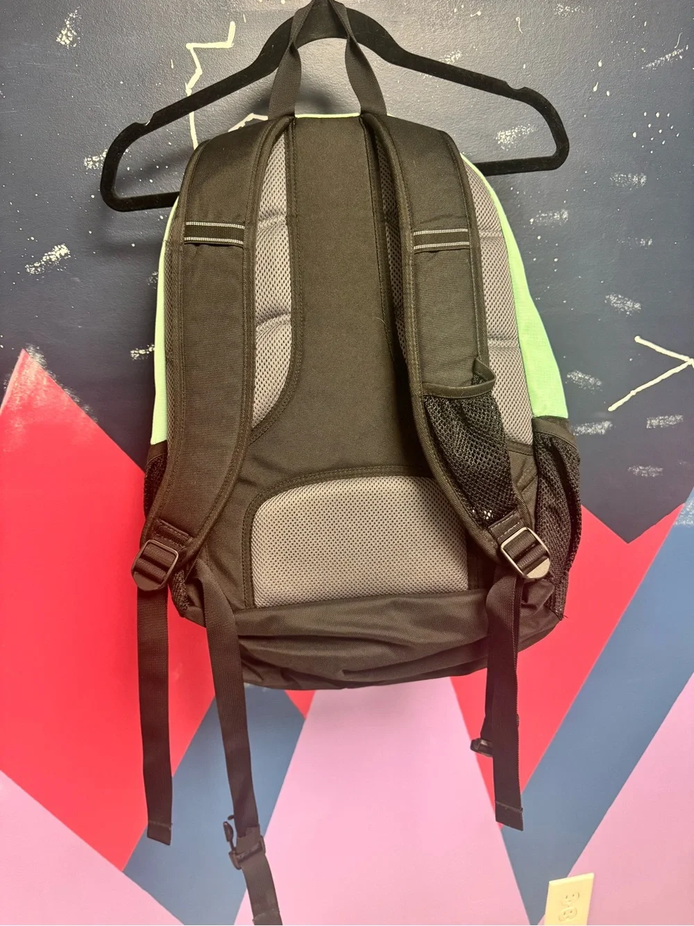 L.L. Bean Mint Green & Black Backpack
